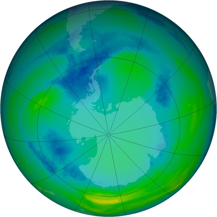 Ozone Map 2004-08-08